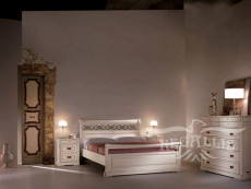 Ліжко 160/180 з різьбленим узголів'ям "Ла Скала" (La Scala)